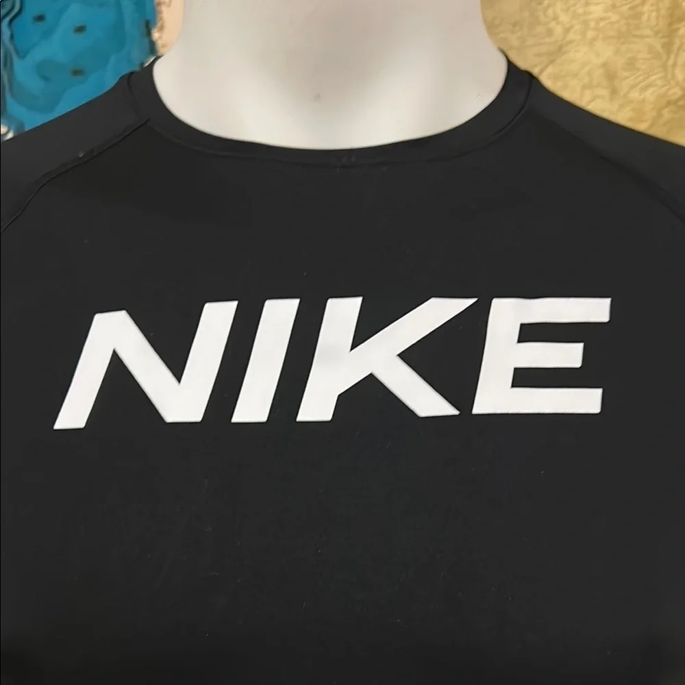 Nike Black Short Sleeve Tee Classic Crew Neck. See measurements stretchy. XL